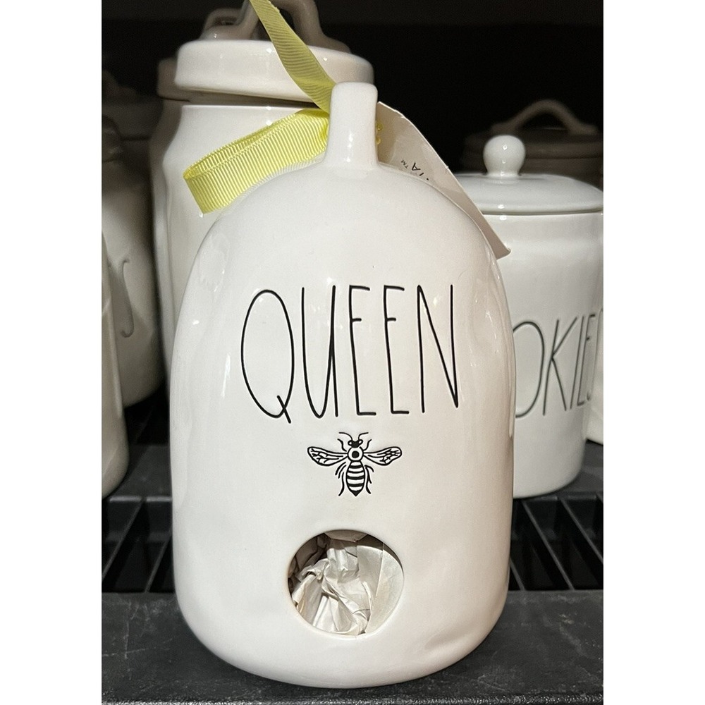 Rae Dunn Birdhouse Queen Bee Hive